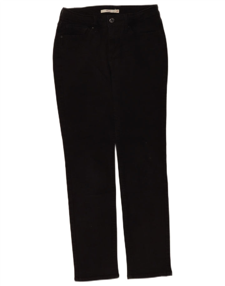 LEVI'S Γυναικείο 712 Slim Jeans W27 L28 Μαύρο