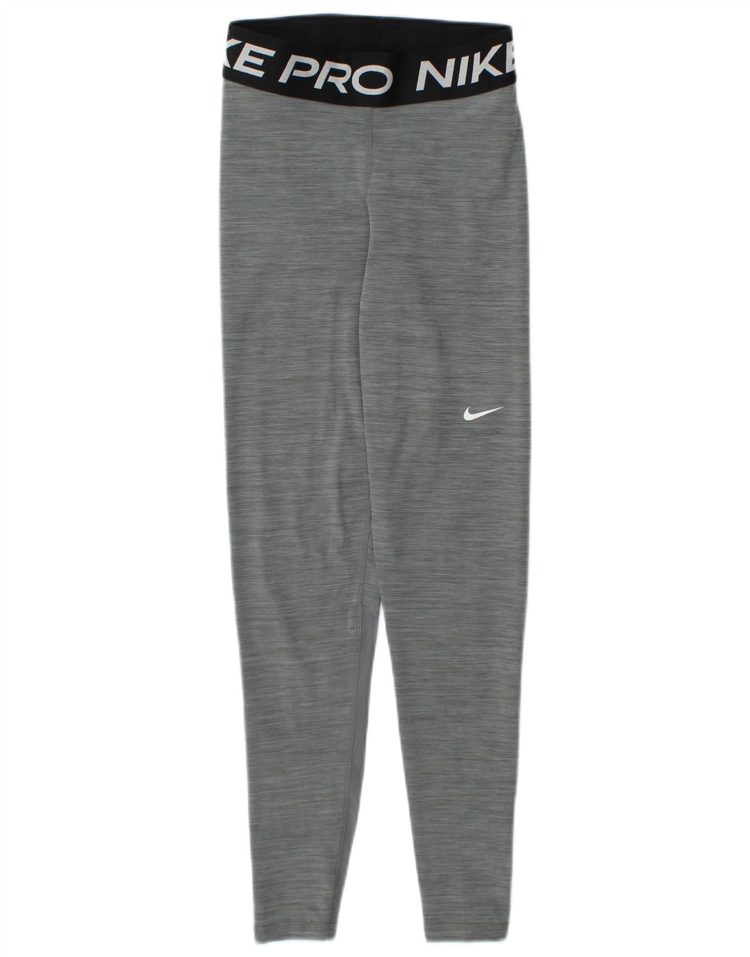 Γυναικεία γραφικά κολάν NIKE Dri Fit UK 4 XS με γκρι πολυεστέρα
