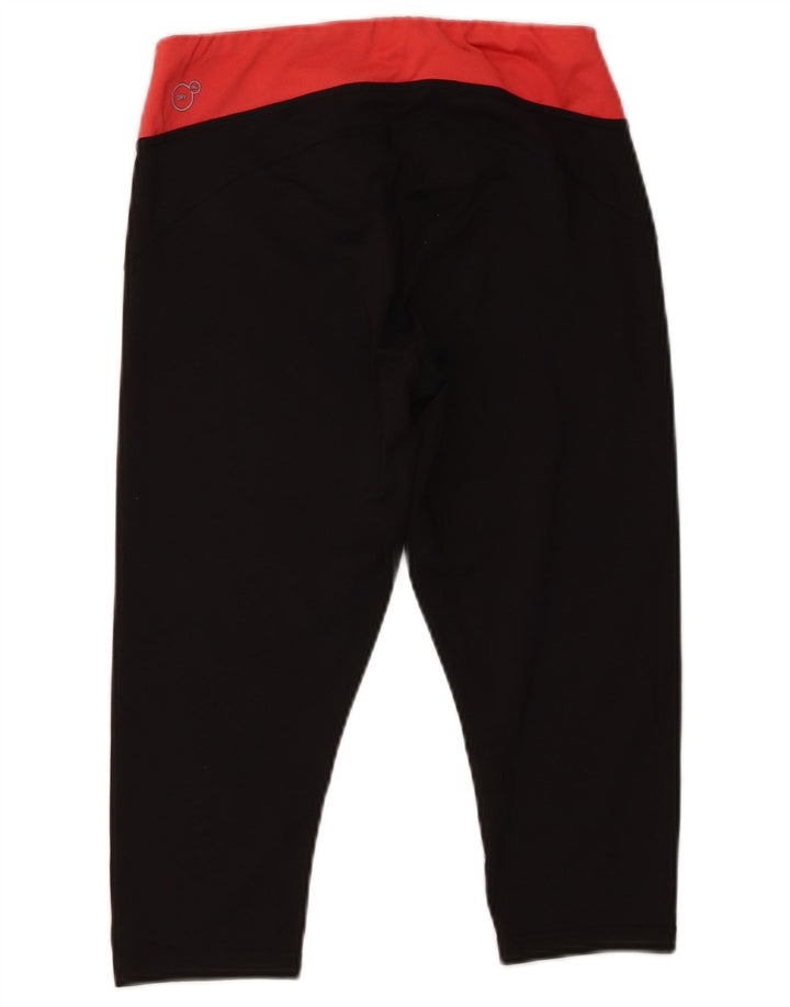 Puma Γυναικεία Κάπρι Κολάν UK 12 Medium Black Colourblock Polyester