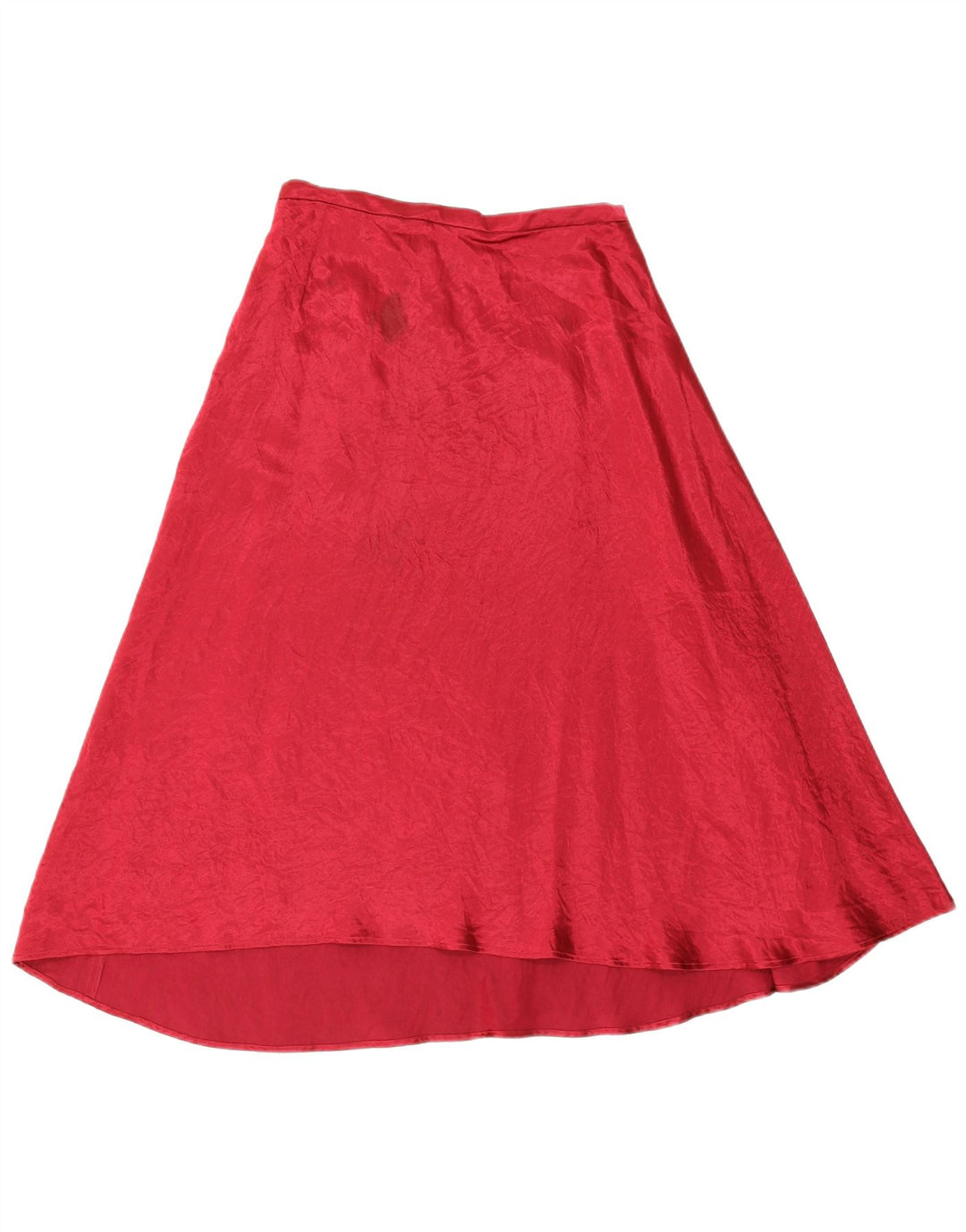 Marks & Spencer Γυναικεία φούστα Α-γραμμής UK 8 Small W26 Red Acetate