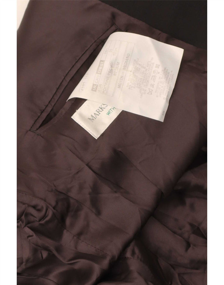 Marks & Spencer Ανδρικό σακάκι με διπλό στήθος UK 44 XL μαύρο πολυεστέρα