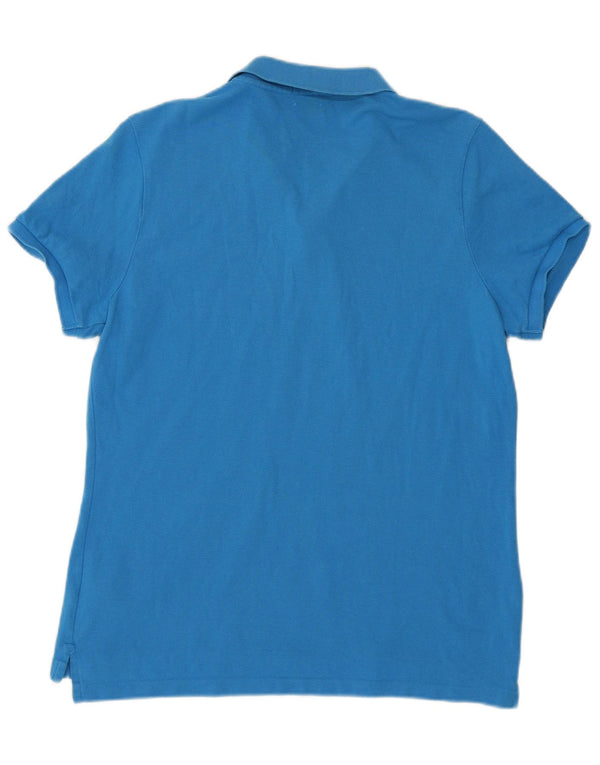 POLO RALPH LAUREN Γυναικείο Skinny μπλουζάκι πόλο UK 18 XL μπλε βαμβακερό