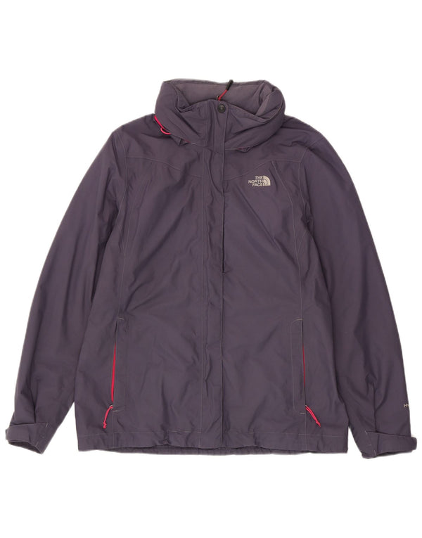 The North Face γυναικείο μπουφάν με κουκούλα αντιανεμικό UK 40 Large Purple Nylon