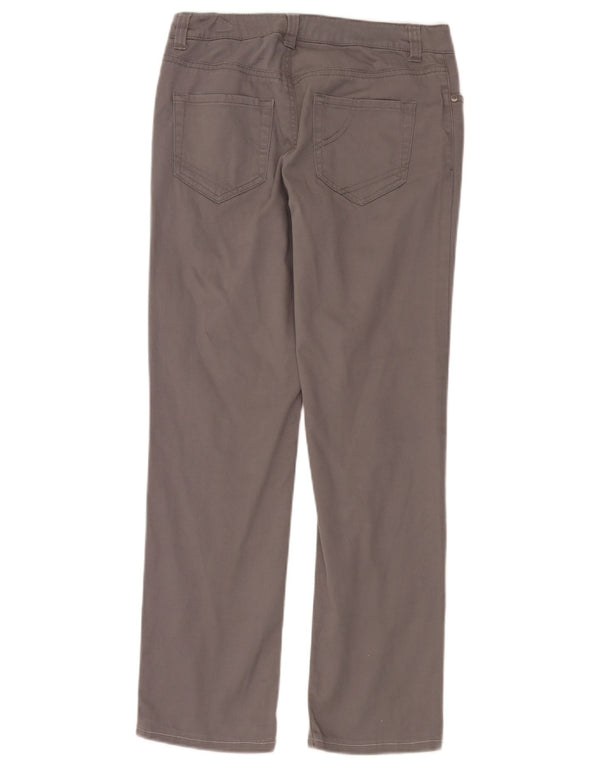 Γυναικείο ίσιο casual παντελόνι Benetton IT 40 Small W30 L28 Γκρι βαμβακερό
