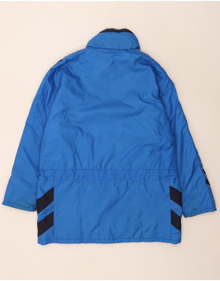 Ανδρικό μπουφάν Hummel Loose Fit Graphic Windbreaker UK 38 Medium Blue