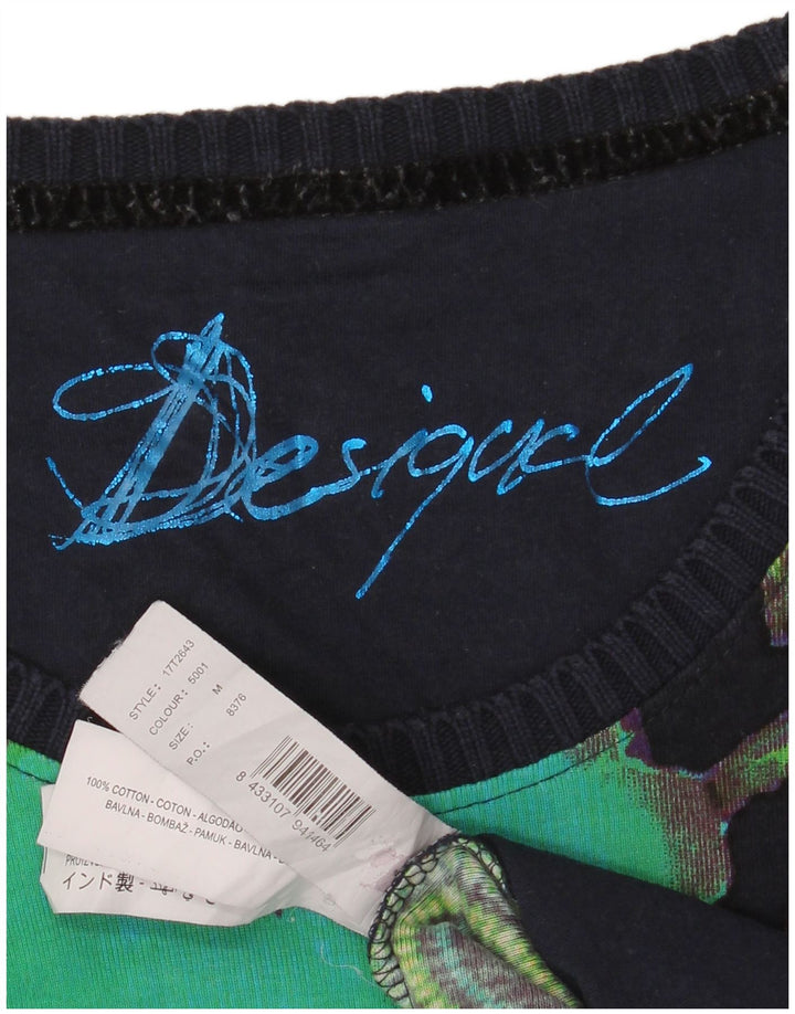 DESIGUAL Γυναικείο τοπ μακρυμάνικο 12 μεσαίου χρώματος λουλουδάτο