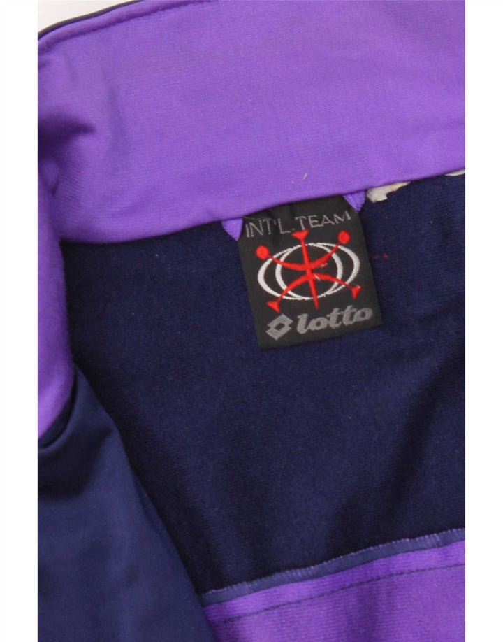 Ανδρική φόρμα γραφικών Lotto Top Jacket Μεγάλο μπλε Navy Colourblock