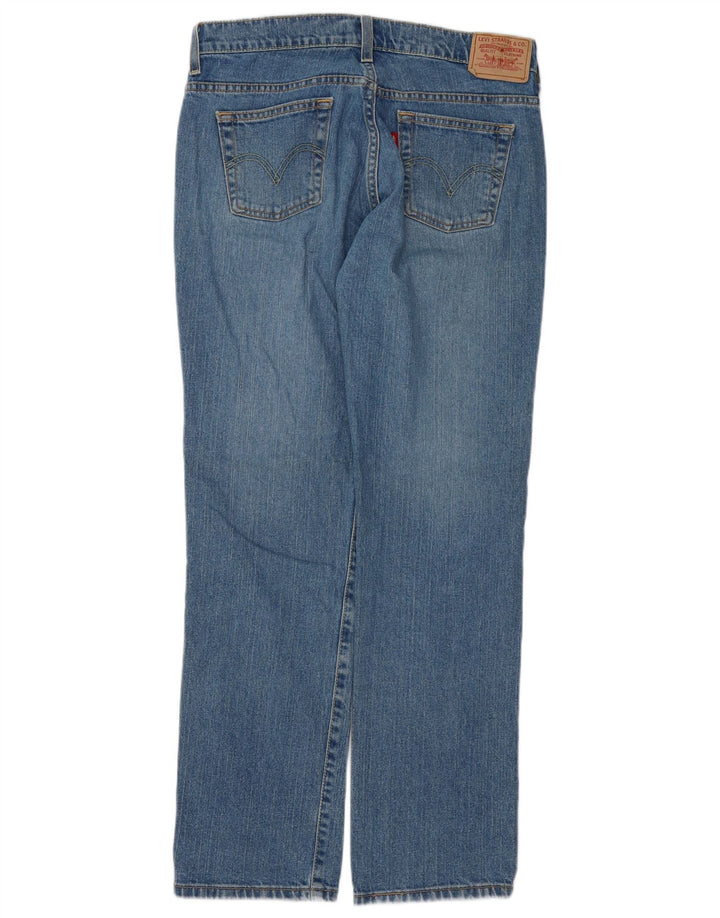 LEVI'S Γυναικείο τζιν 505 ίσιο US 6 Medium W30 L31 Μπλε βαμβακερό