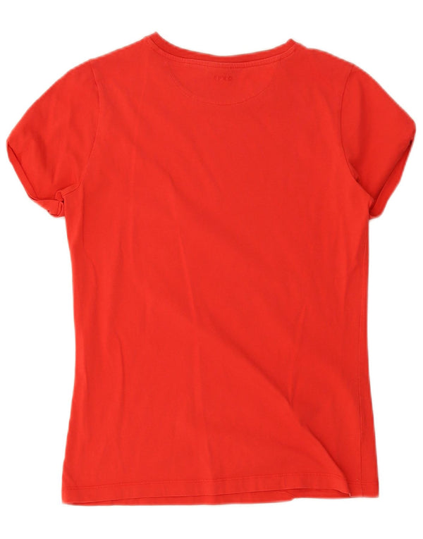 Γυναικείο T-Shirt Hugo Boss Top UK 10 Small κόκκινο βαμβακερό