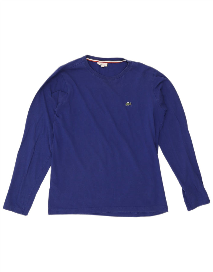 Lacoste Boys Top Μακρυμάνικο 15-16 ετών Μπλε Βαμβακερό