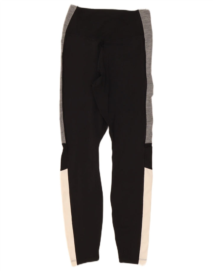 Γυναικεία κολάν NIKE Dri Fit UK 4 XS Black Colourblock Polyester