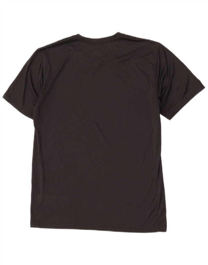 Ανδρικό T-Shirt Nike Dri Fit Top από μεσαίο μαύρο πολυεστέρα