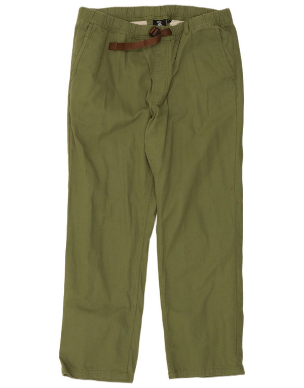 Vans Ανδρικό ίσιο παντελόνι Chino XL W38 L30 Πράσινο βαμβακερό