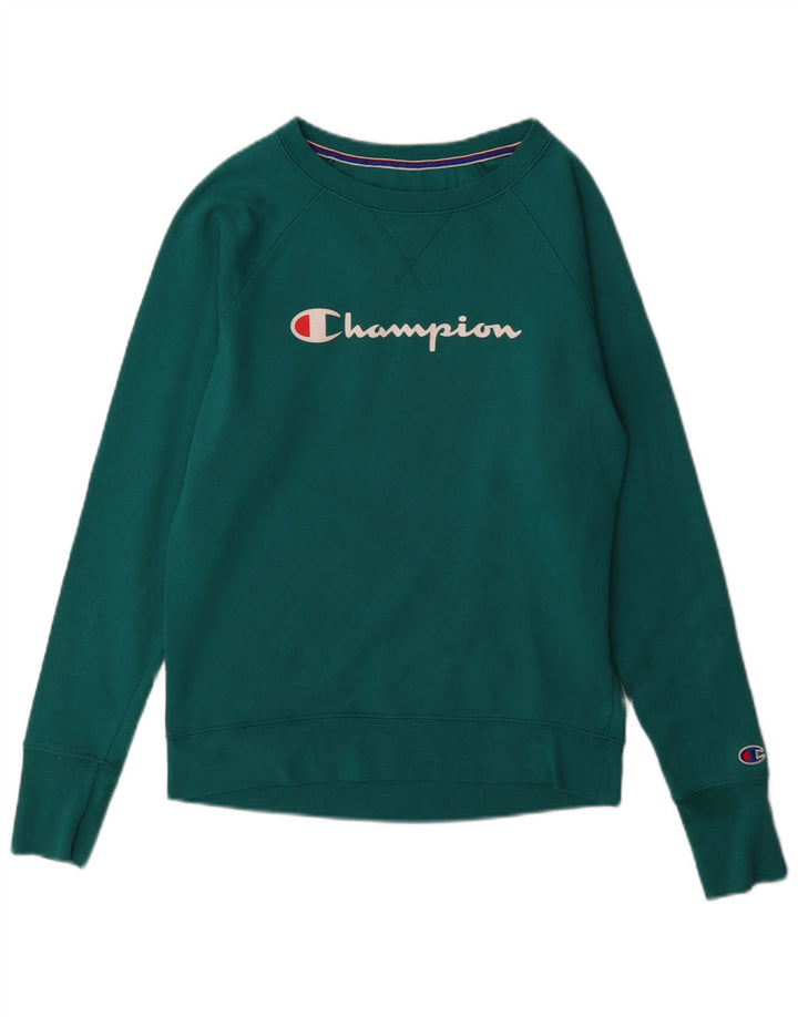 Champion Ανδρικό γραφικό φούτερ Jumper Μικρός Πράσινος Πολυεστέρας