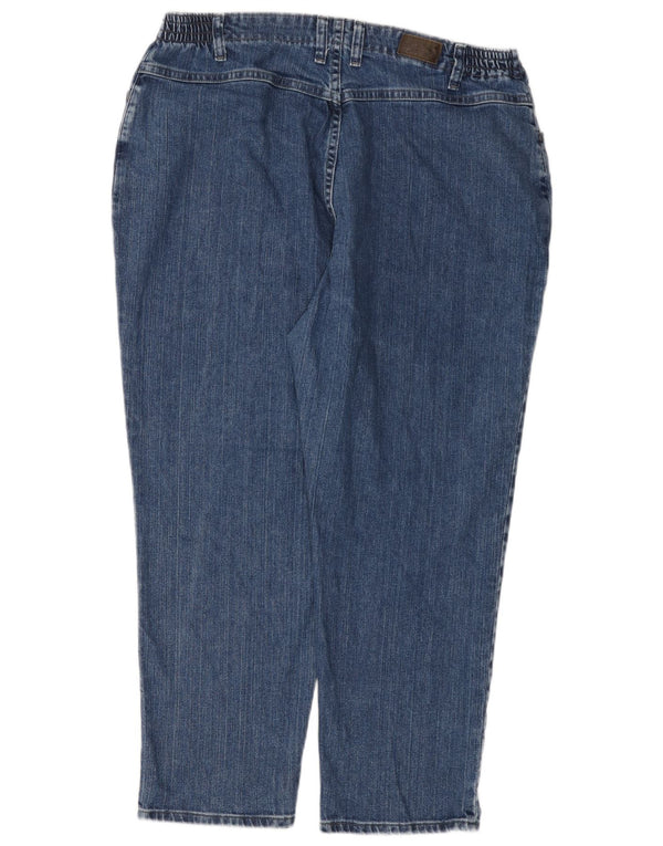 Lee Γυναικείο Petite ψηλόμεσο τζιν US 20 3XL W40 L27 Μπλε βαμβακερό