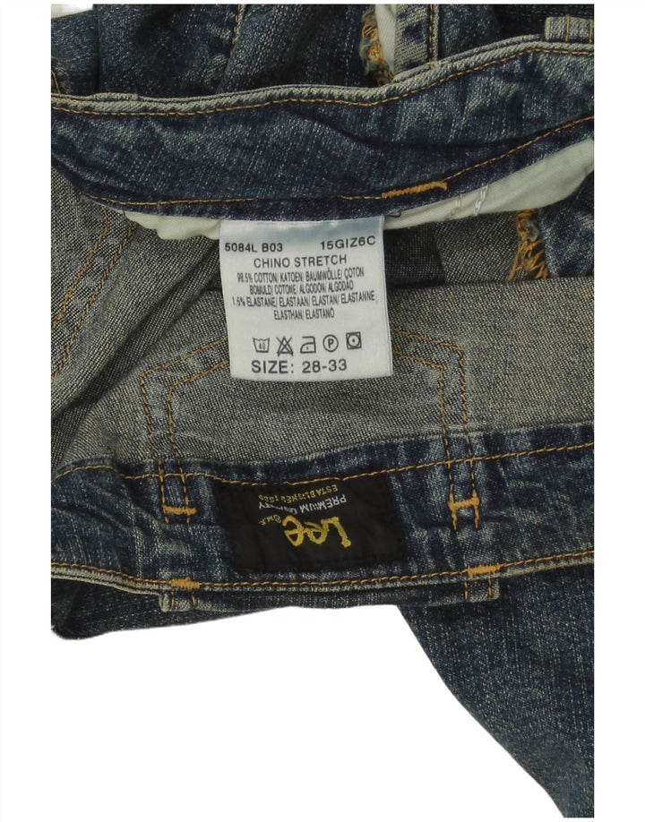 Γυναικείο τζιν Lee Wide Leg W28 L30 Μπλε βαμβακερό