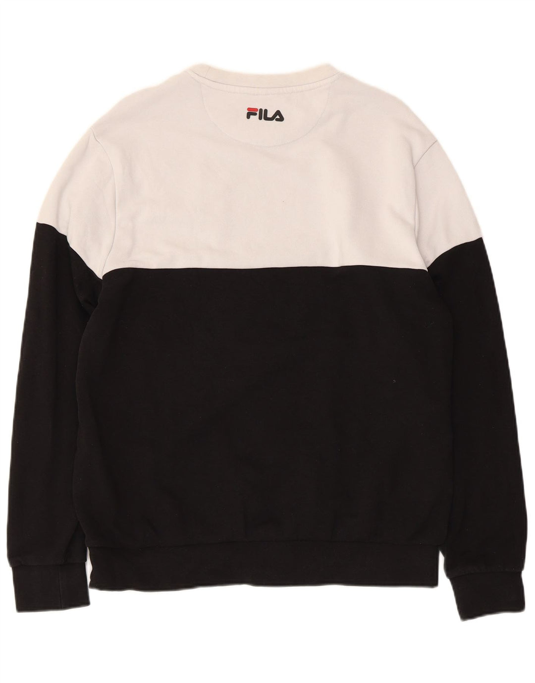 Γυναικείο γραφικό φούτερ FILA Jumper UK 14 Medium Black Colourblock