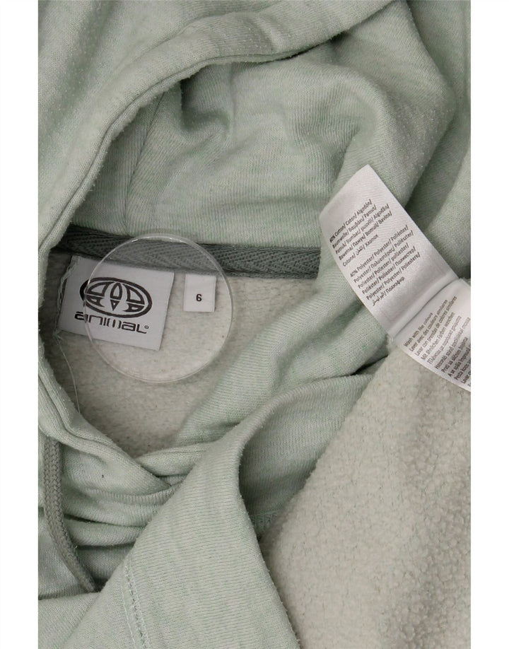 Animal Γυναικείο Hoodie Jumper UK 6 XS Green Polyester