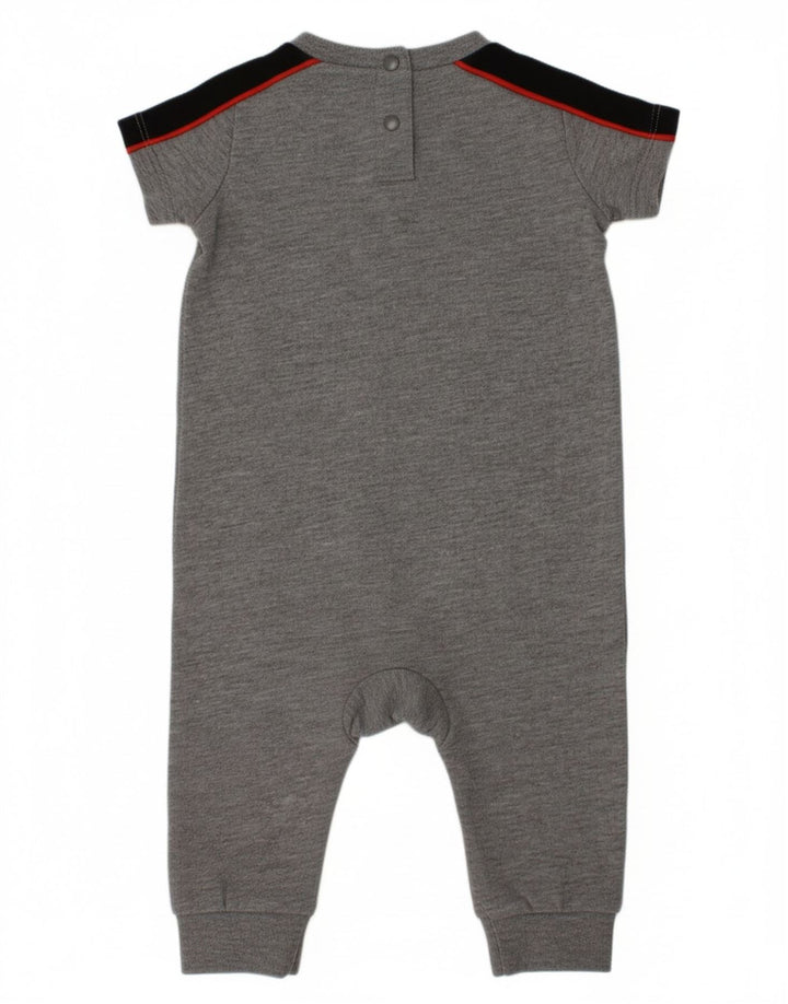 NIKE Baby Boys Graphic Jumpsuit 6-9 Months  Grey Colourblock Cotton
