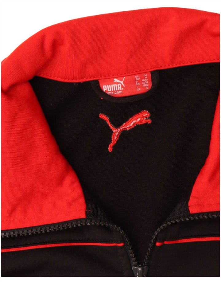 Ανδρική αθλητική φόρμα γραφικών Puma Top Jacket Μεσαίο Μαύρο Πολυεστέρα