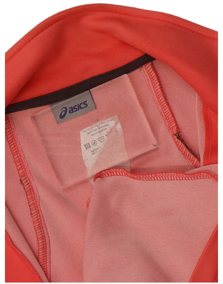 Γυναικεία αθλητική φόρμα Asics Top Jacket UK 8 Small Orange Polyester