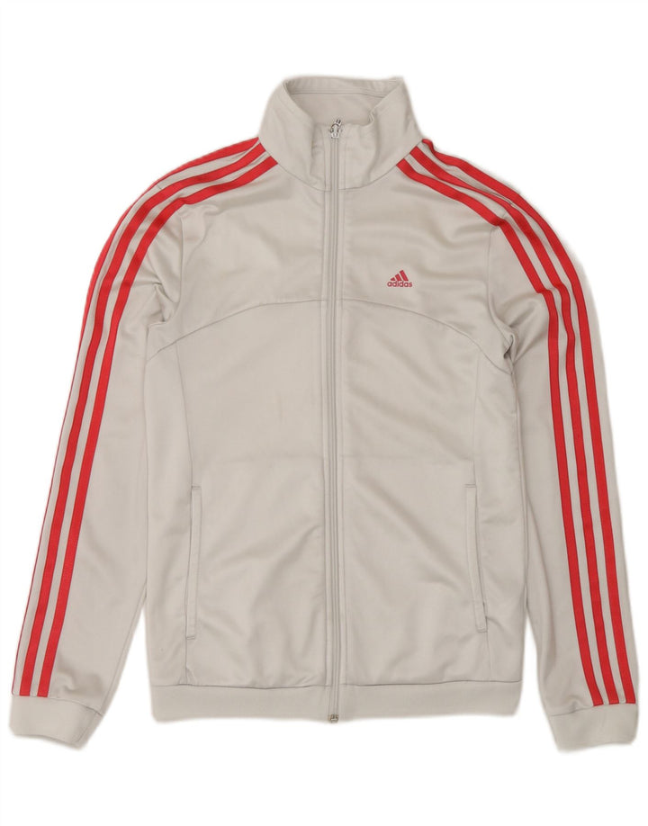 Γυναικεία αθλητική φόρμα Adidas Top Jacket UK 4/6 XS Λευκός Πολυεστέρας