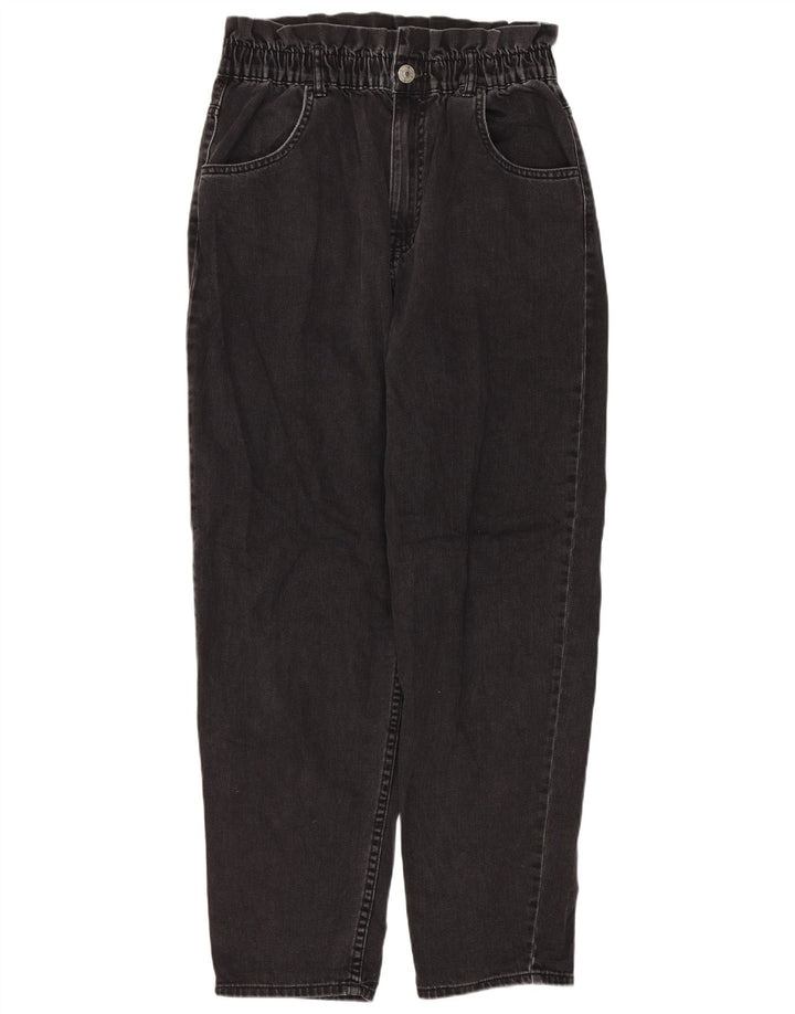 Zara Γυναικείο Ψηλόμεσο Τζιν Loose Fit Medium W28 L27 Γκρι