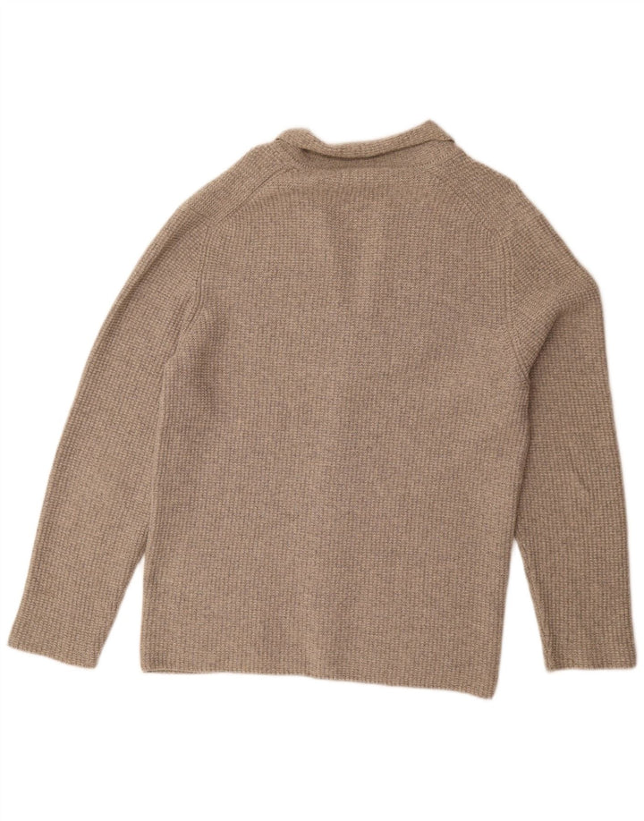 Ανδρικό πουλόβερ ζακέτα Massimo Dutti σε μεγάλο γκρι