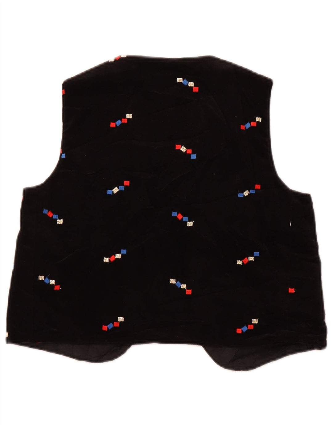 Vintage Γυναικείο Velvet OPEN Γιλέκο US 2 XS Μαύρο