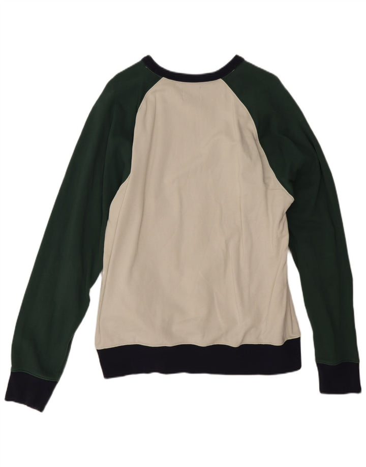 J. Crew Ανδρικό φούτερ Jumper XL Πολύχρωμο Colourblock Βαμβακερό