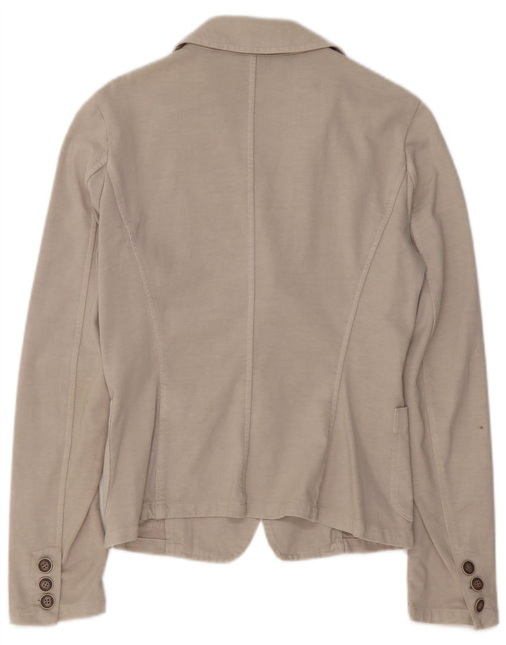 TRUSSARDI JEANS Γυναικείο σακάκι με 2 κουμπιά σακάκι UK 12 Medium Beige