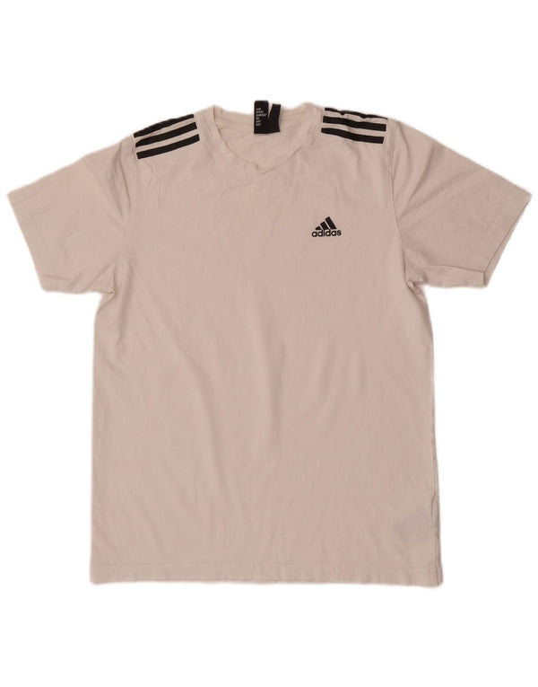 Ανδρικό T-Shirt Adidas Top Μικρό λευκό βαμβακερό