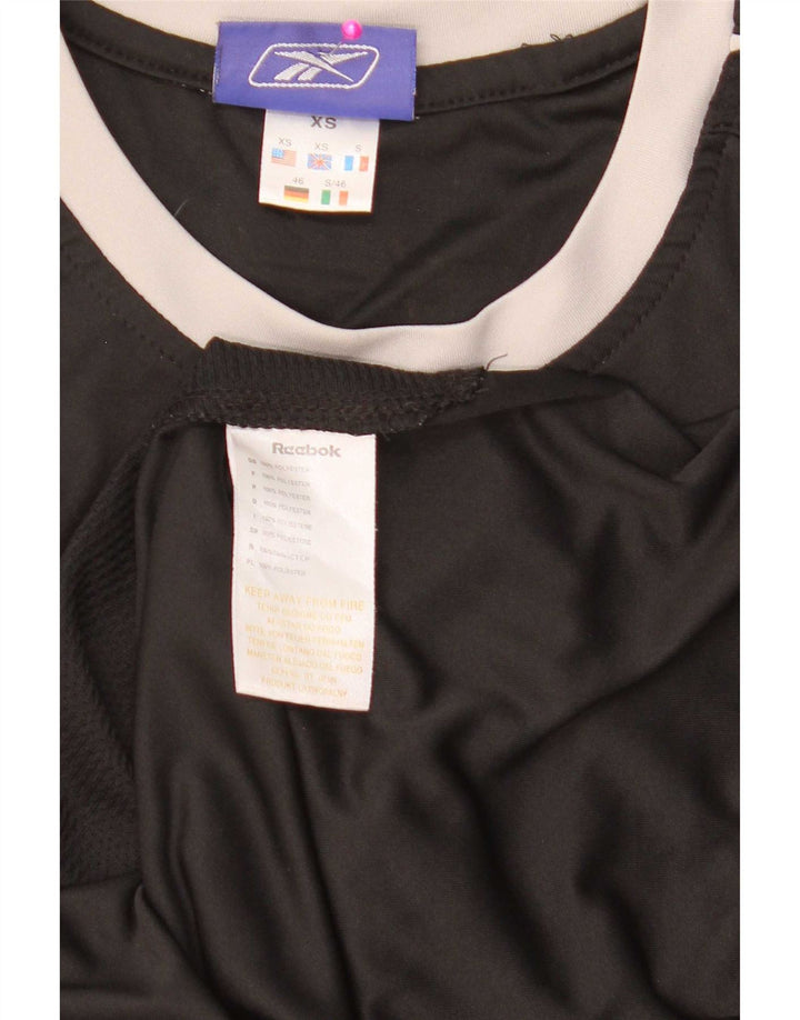 Ανδρικό γραφικό γιλέκο Reebok Top XS Μαύρο Colourblock Πολυεστέρας