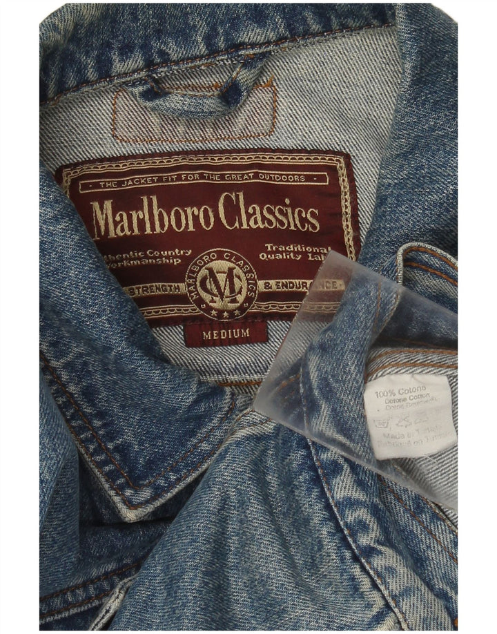 Ανδρικό τζιν μπουφάν Marlboro Classics UK 38 μεσαίο μπλε βαμβακερό