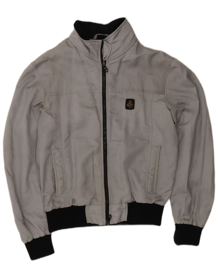 Refrigiwear Γυναικείο Bomber Rain Jacket UK 14 Medium Grey Colourblock