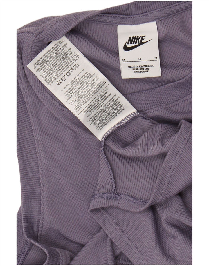 Γυναικείο γιλέκο NIKE Crop Top UK 12 Medium Purple Polyester