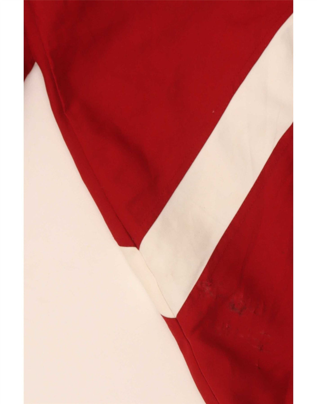 Vintage ανδρική φόρμα αφηρημένης σχεδίασης Top Jacket μεγάλο κόκκινο πολυεστέρα