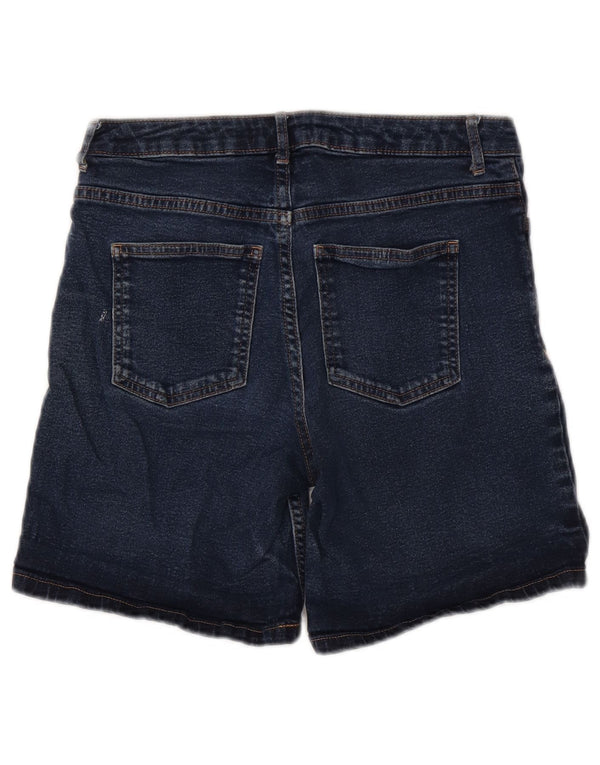 Marks & Spencer Γυναικείο τζιν σορτς UK 8 Small W28 Μπλε βαμβακερό