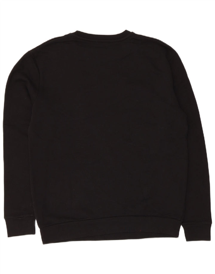 Ανδρικό φούτερ Zara Jumper Μεγάλο μαύρο χρώμα, βαμβακερό