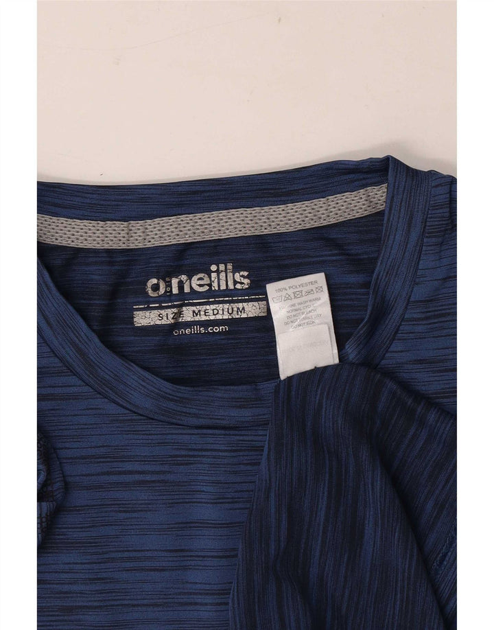 O'Neill Mens T-Shirt Top Medium Blue Flecked Polyester