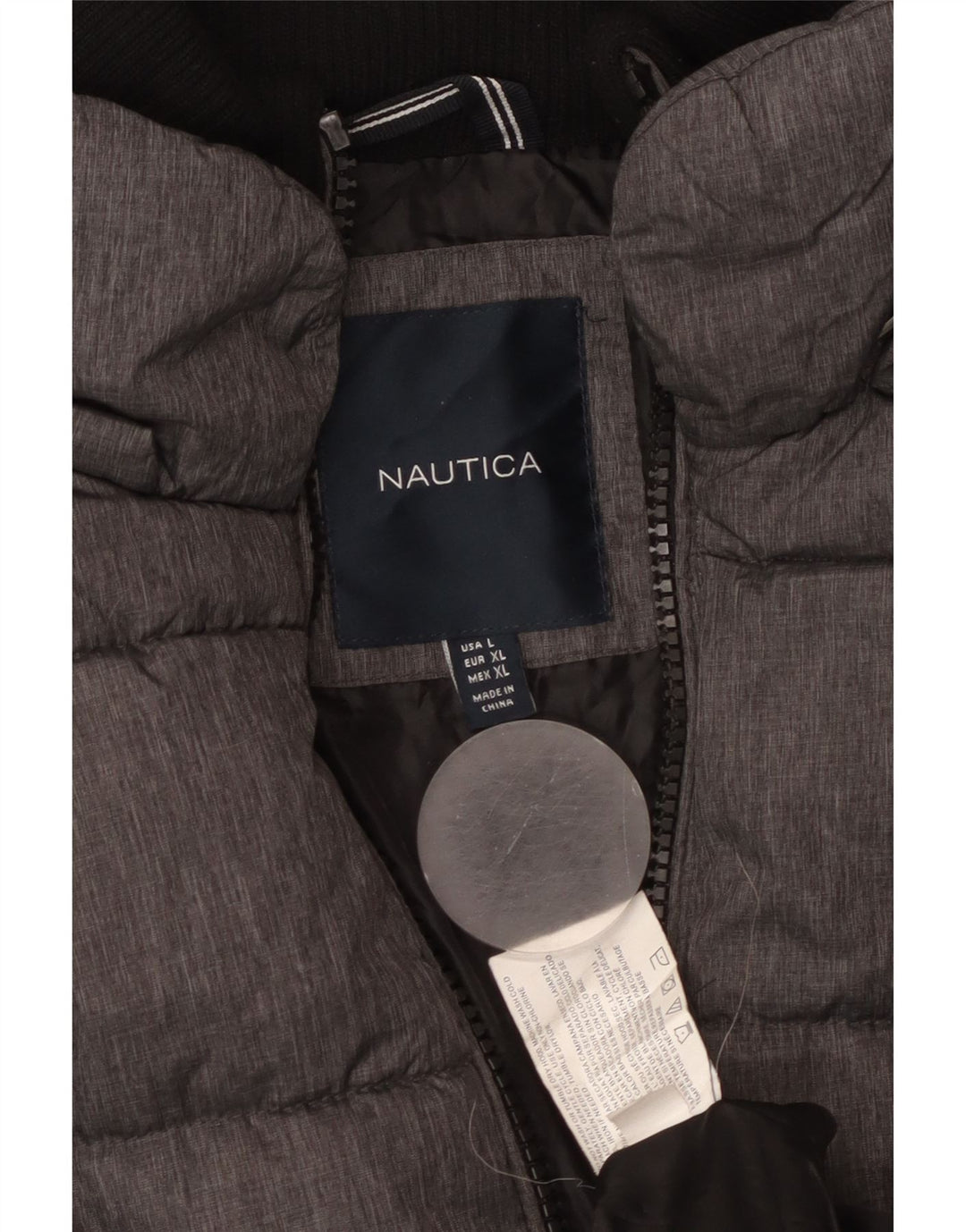 Nautica Γυναικείο παλτό UK 16 Large Grey Nylon