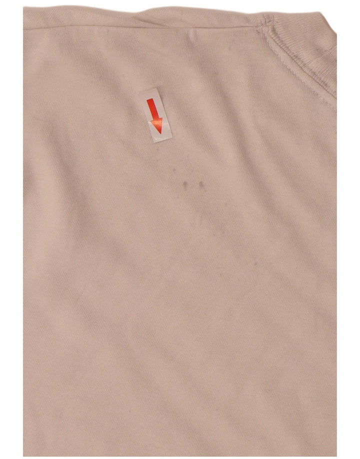 Ανδρικό μπλουζάκι Nike Swoosh με γραφικό μπλουζάκι, μεσαίο λευκό βαμβακερό