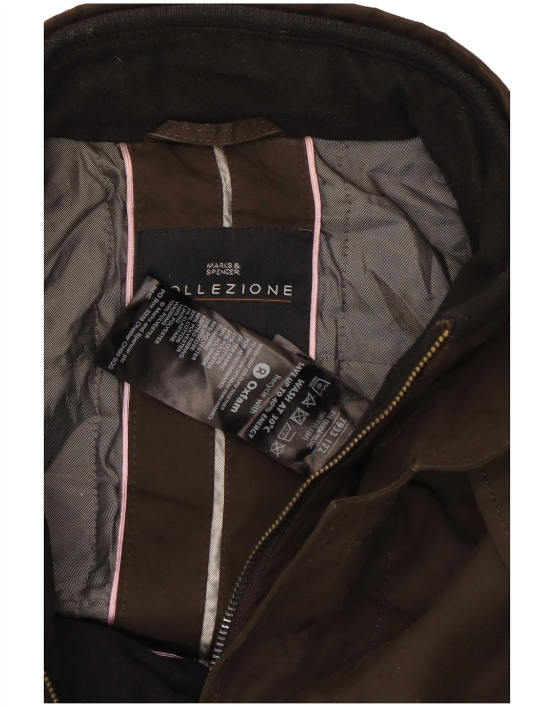 Marks & Spencer Ανδρικό Μπουφάν Windbreaker UK 38 Βαμβακερό μεσαίο καφέ