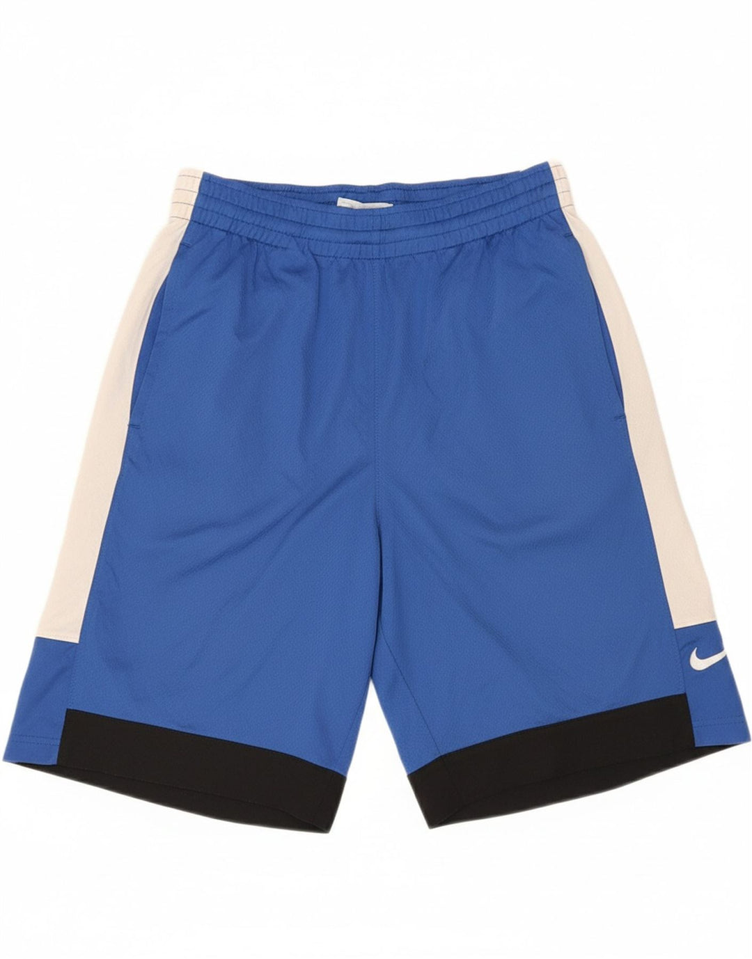 NIKE Mens Dri Fit Sport Shorts Small  Blue Colourblock