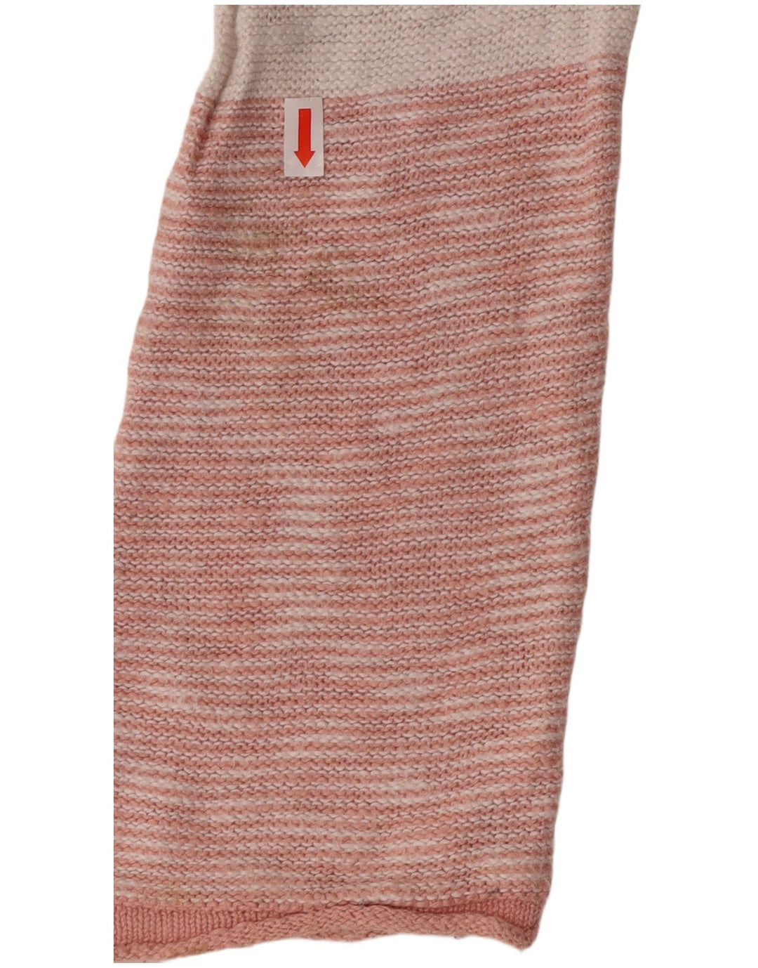 Billabong Γυναικείο πουλόβερ με λαιμόκαυστο UK 10 μικρό ροζ ριγέ βαμβακερό