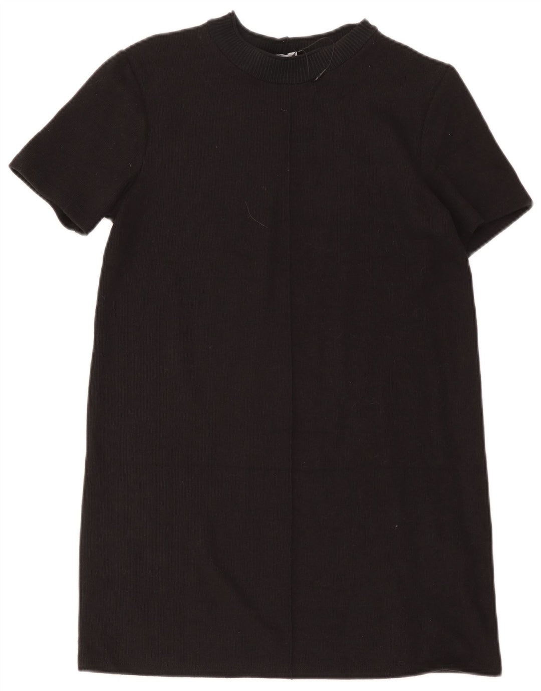 Zara Γυναικείο φόρεμα Shift UK 12 μεσαίο μαύρο βαμβακερό