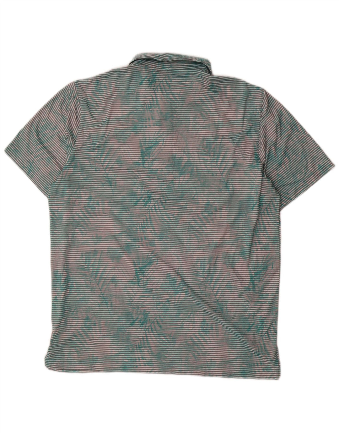 Ανδρικό πουκάμισο πόλο PUMA XL Πράσινη ρίγα