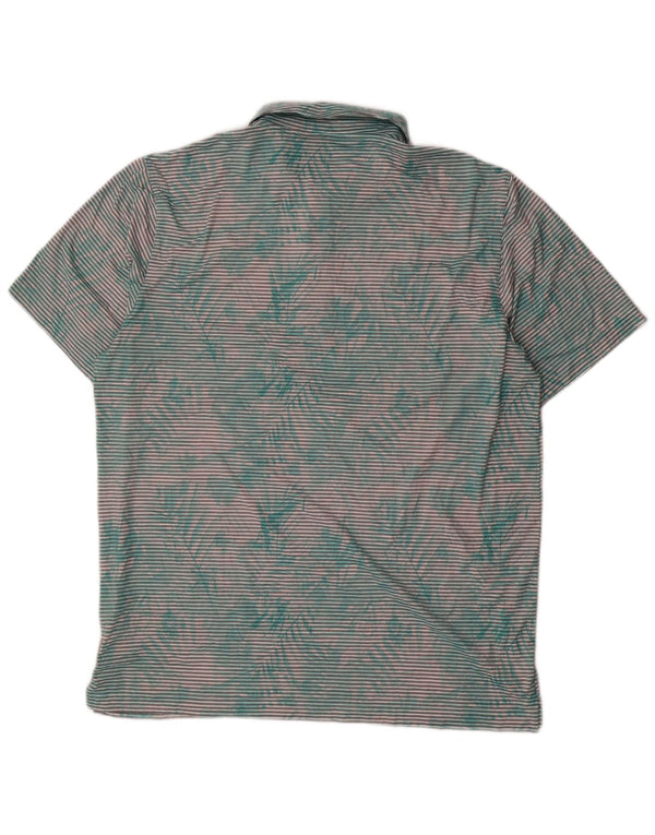 Ανδρικό πουκάμισο πόλο PUMA XL Πράσινη ρίγα