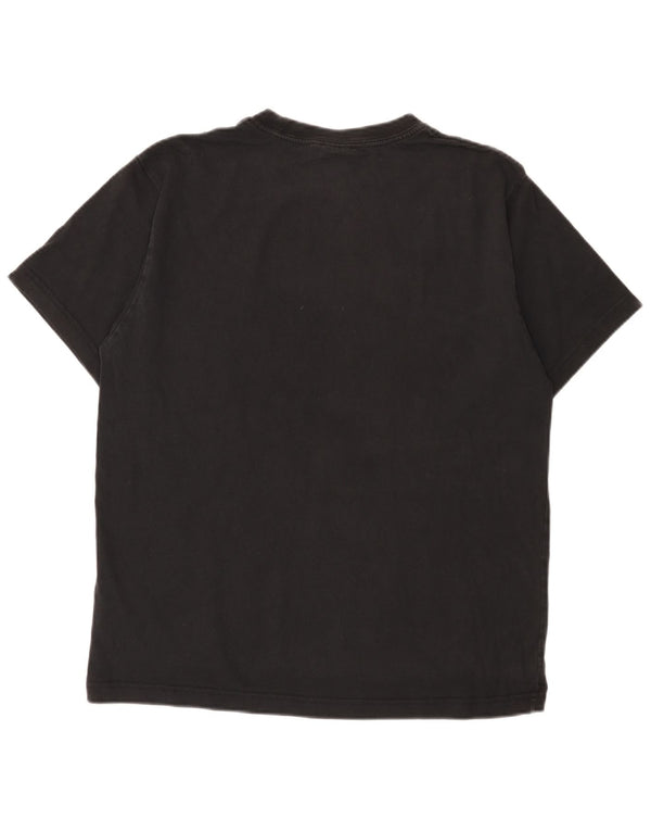 Ανδρικό γραφικό T-Shirt Adidas Top μεγάλο μαύρο βαμβακερό
