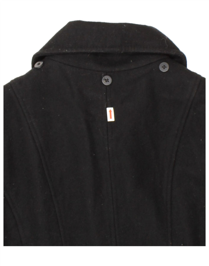 MICHAEL KORS Womens Overcoat US 14 XL Black Wool Vintage Michael Kors and Second-Hand Michael Kors from Messina Hembry 
